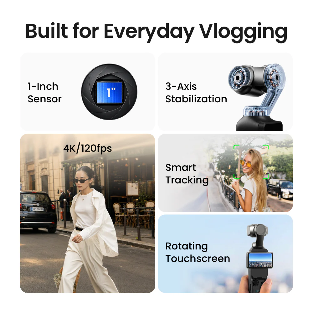 Xtra Motion  3-Axis Pocket Gimbal Camera