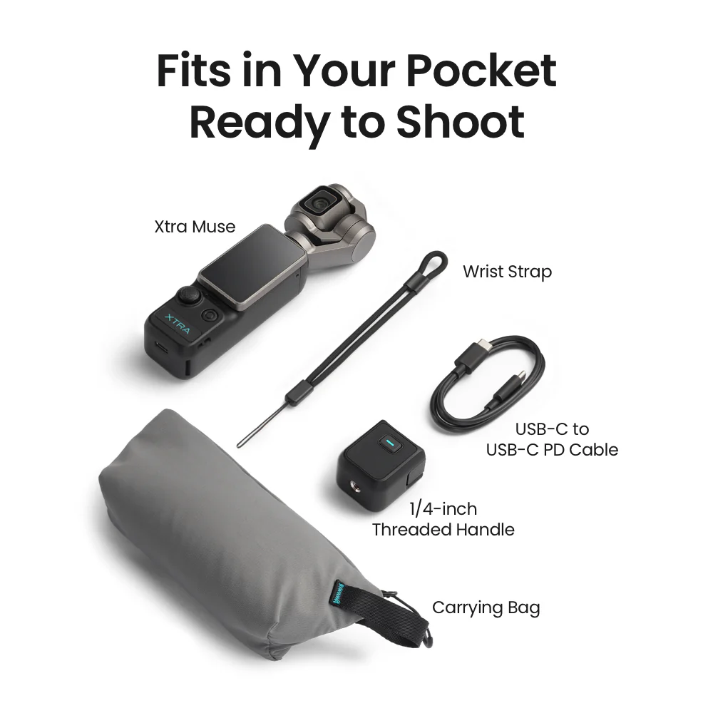 Xtra Motion  3-Axis Pocket Gimbal Camera