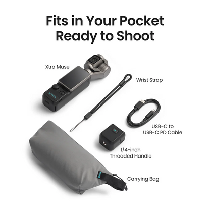 Xtra Motion  3-Axis Pocket Gimbal Camera